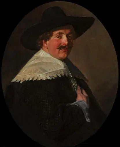 Portrait af en siddende mand - Frans Hals