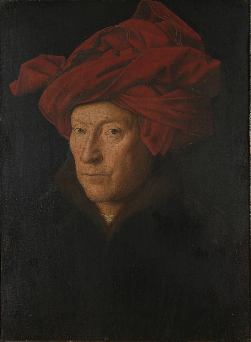 Portræt af en mand (selvportræt?) - Jan van Eyck