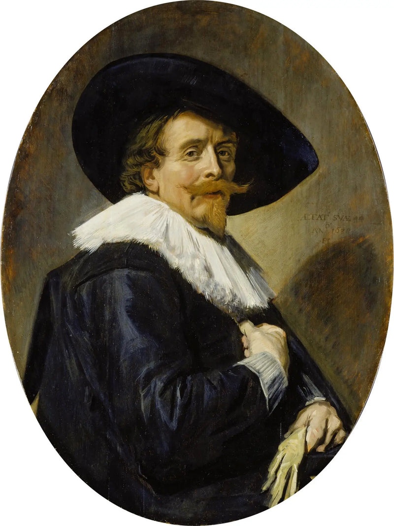 portræt af en ukendt mand - Frans Hals