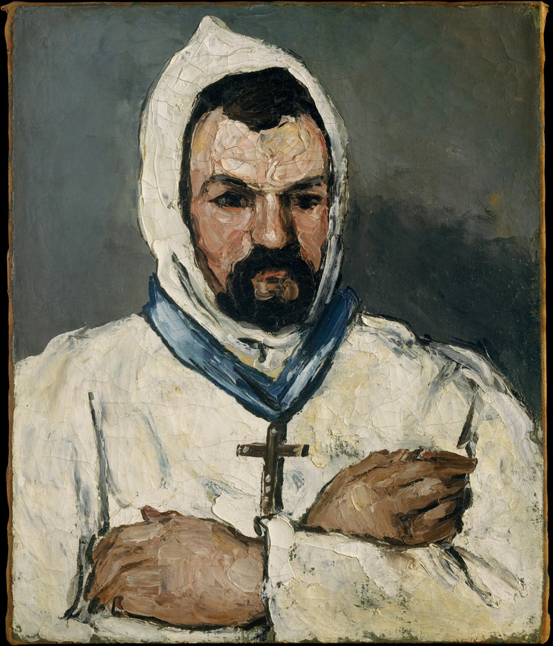 Portræt af en munk - Paul Cézanne