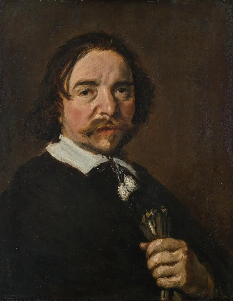 Portræt af en gammel mand med et mørkt udseende - Frans Hals