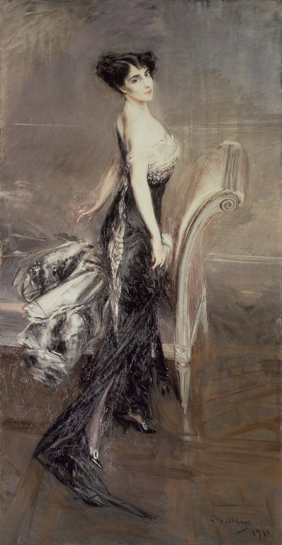 Portræt af en dame - Giovanni Boldini