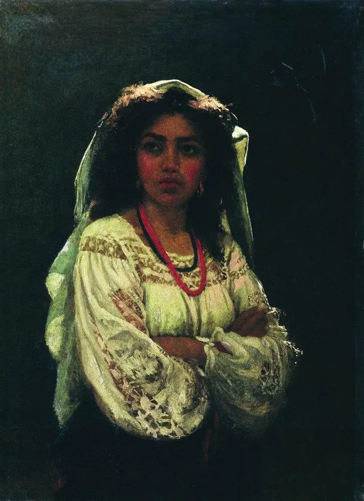 Portrait d'une femme italienne - Ilya Repin
