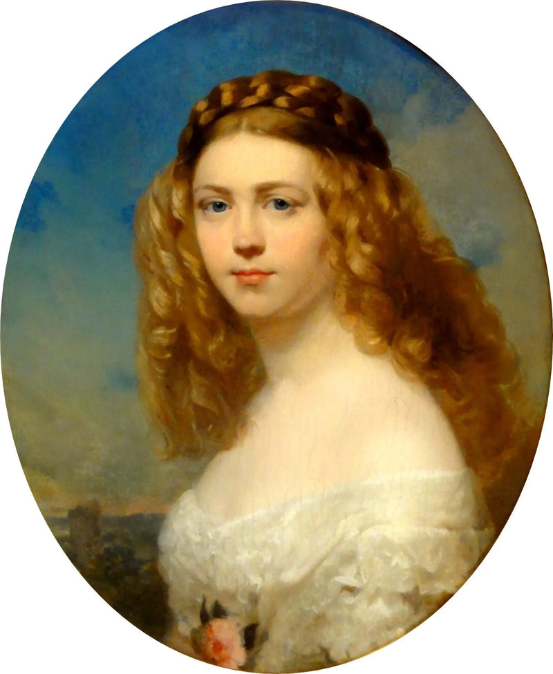 Portræt af en ung polsk aristokratisk dame (prinsesse Zofia Odescalchi, født Branicka?) - Franz Xaver Winterhalter