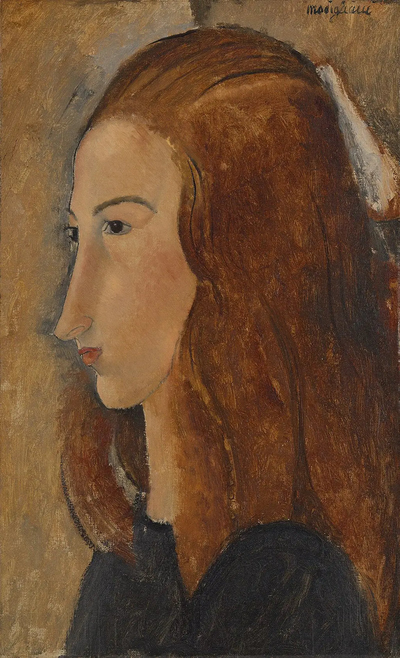 Portræt af en ung kvinde - Amedeo Modigliani