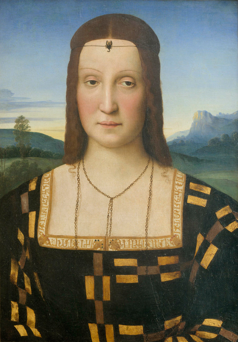 Portrait d'Elisabetta Gonzaga - Raphaël Sanzio