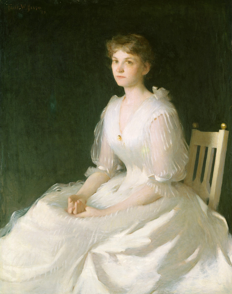 Portræt i hvid - Frank Weston Benson
