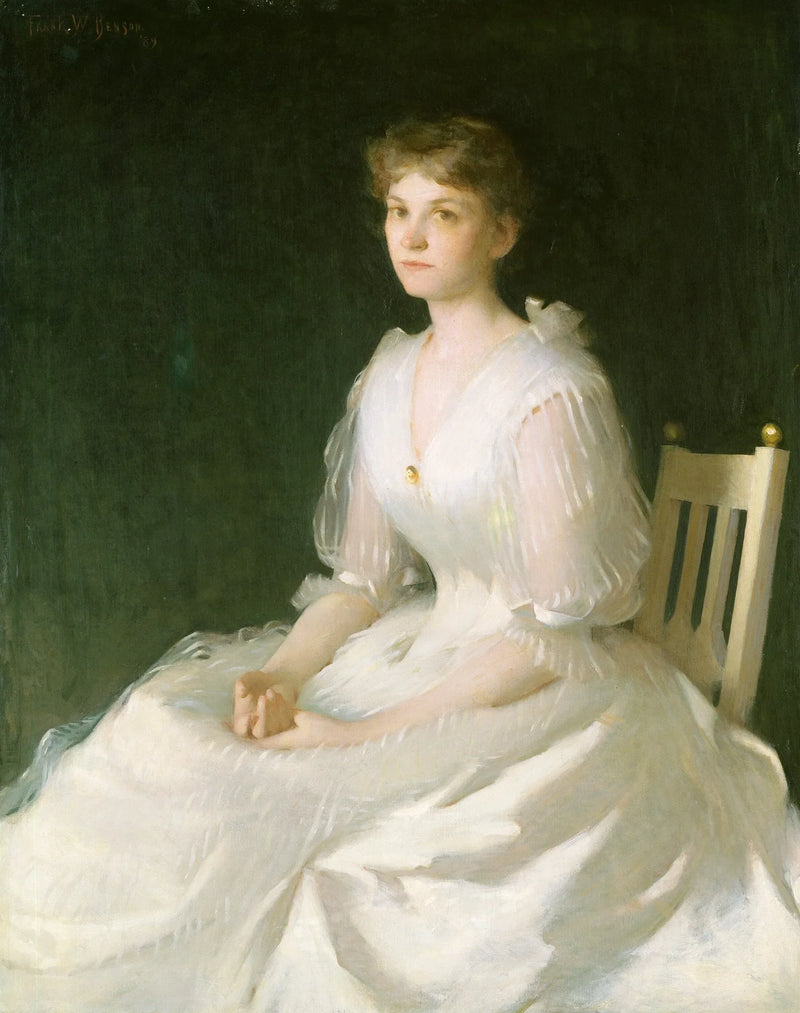 Portræt i hvid - Frank Weston Benson
