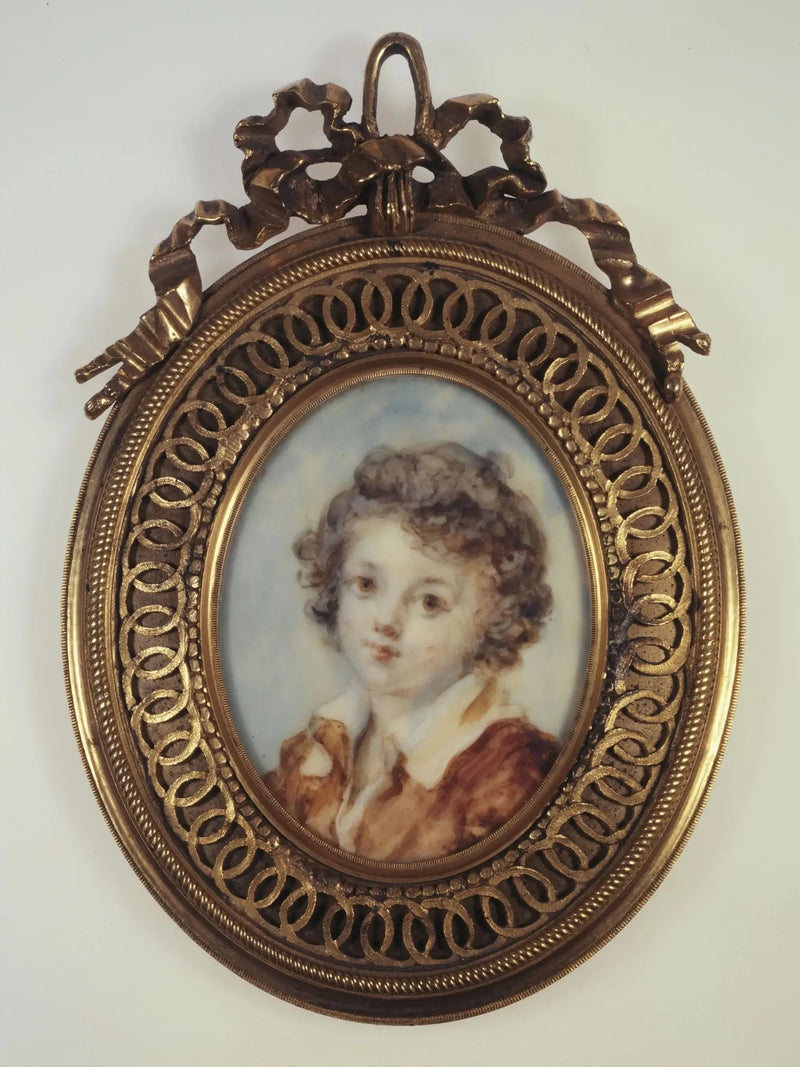 Portræt i profil af en ung dreng - Jean-Honoré Fragonard