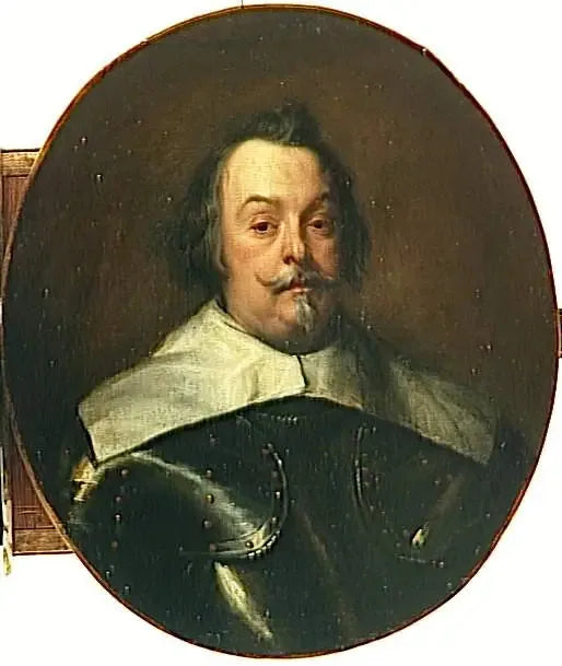 Portræt i profil af François de Moncade, marquis d'Ayetone - Antoine van Dyck