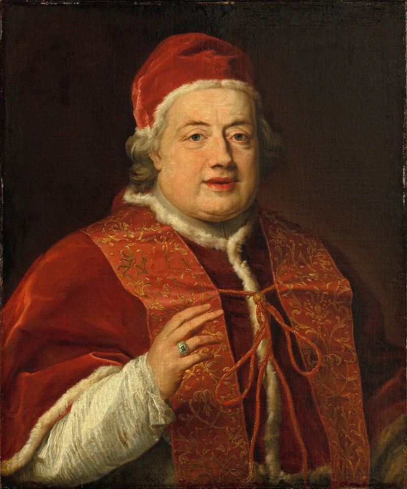 Portræt i profil af paven Clemens XIII - Pompeo Batoni