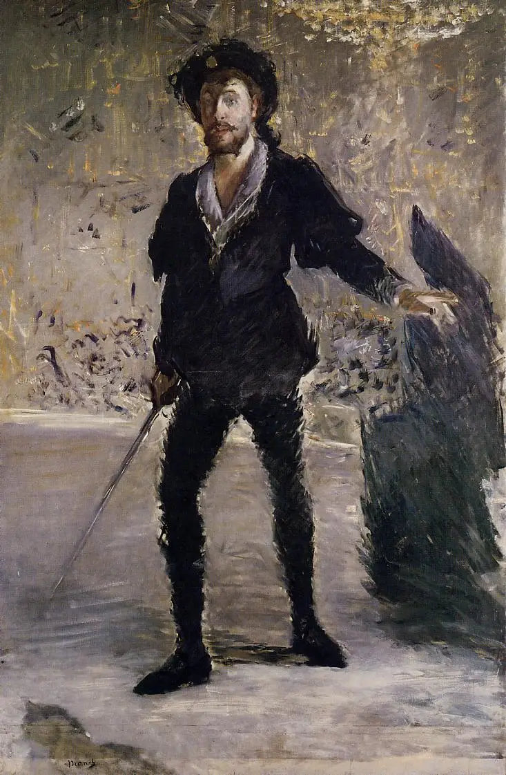 Helbillede af Faure som Hamlet - Édouard Manet