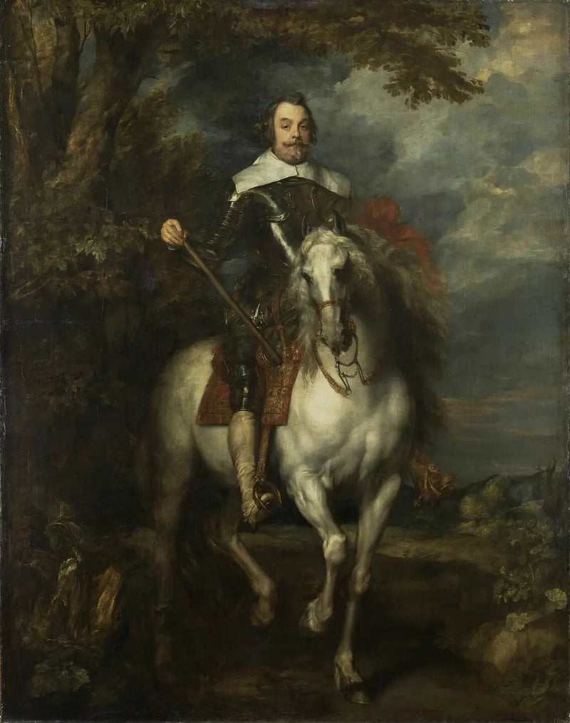 Hesteportæt af Francisco de Moncada - Antoine van Dyck