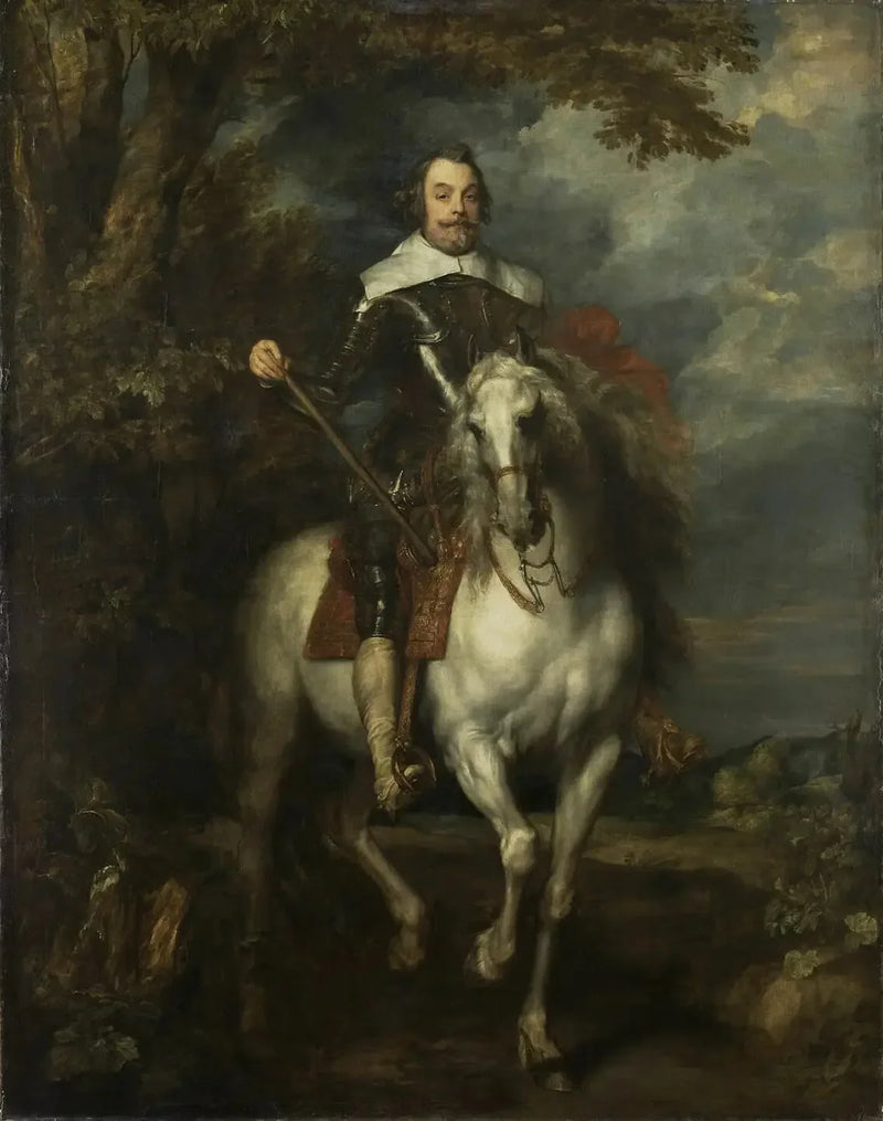 Hesteportæt af Francisco de Moncada - Antoine van Dyck