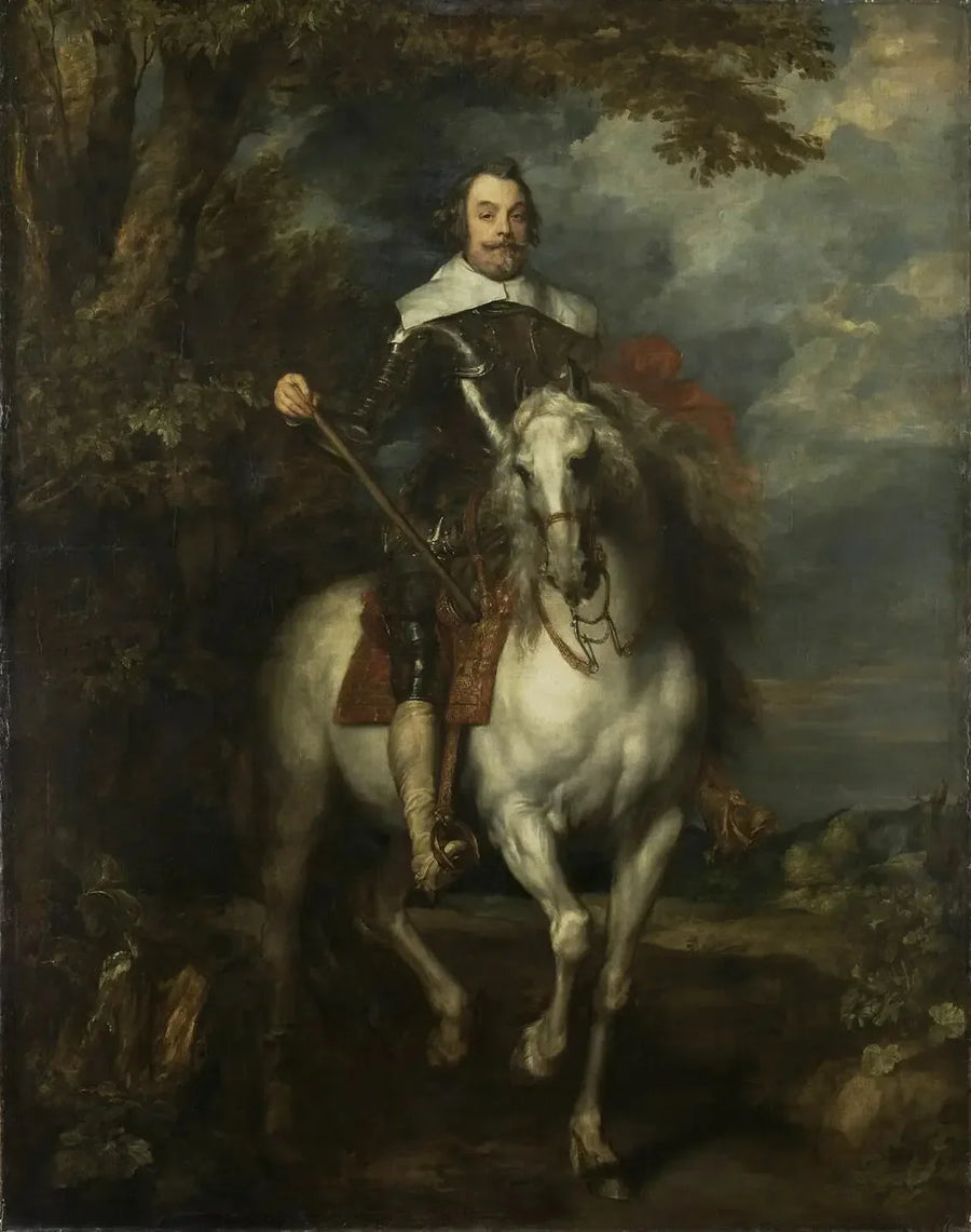 Hesteportæt af Francisco de Moncada - Antoine van Dyck