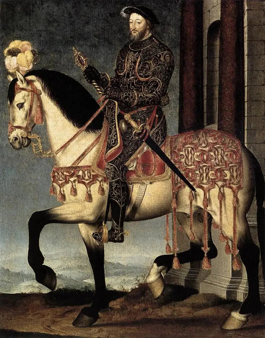 Hesteportæt af François Ier - François Clouet