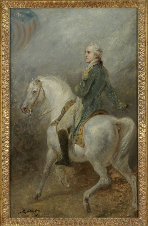 Hesteportæt af George Washington - Ary Scheffer