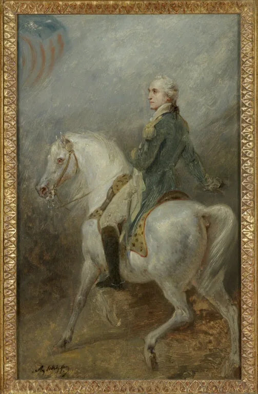 Hesteportæt af George Washington - Ary Scheffer