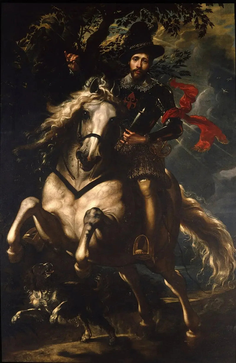 Hesteportæt af Giovanni Carlo Doria - Peter Paul Rubens