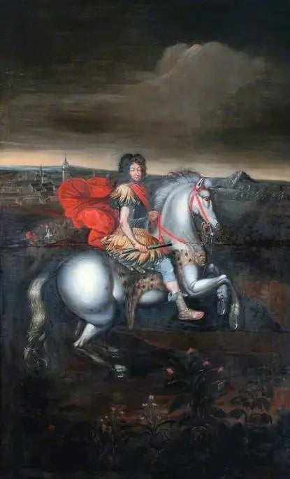 Hesteportæt af Ludvig XIV - Pierre Mignard