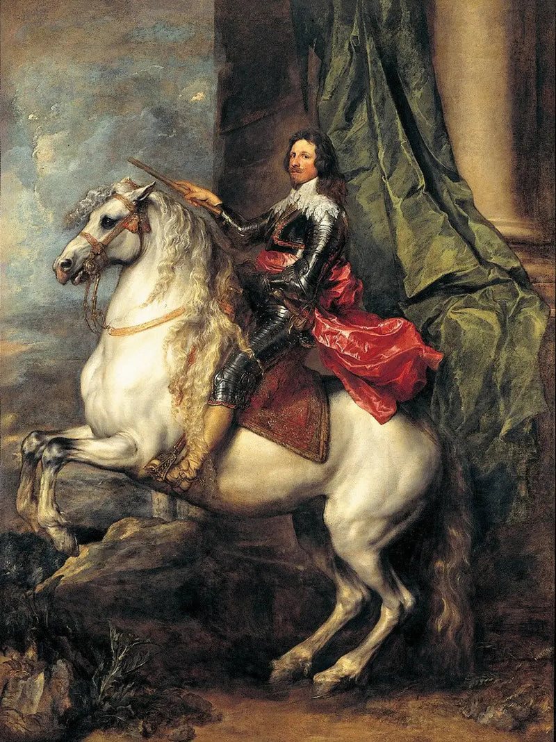 Hesteportæt af Thomas de Savoie-Carignan - Antoine van Dyck