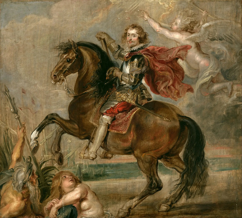 Hesteportæt af hertugen af Buckingham - Peter Paul Rubens