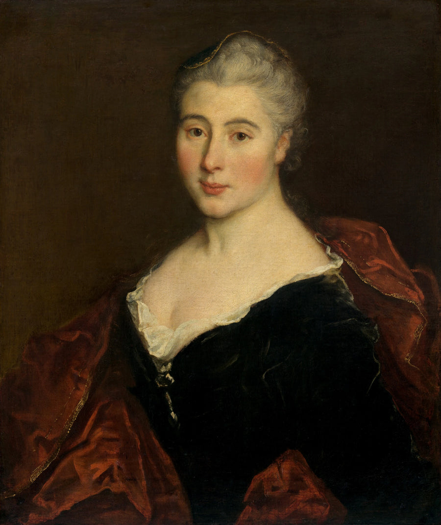 Portrait de femme - French 18th Century