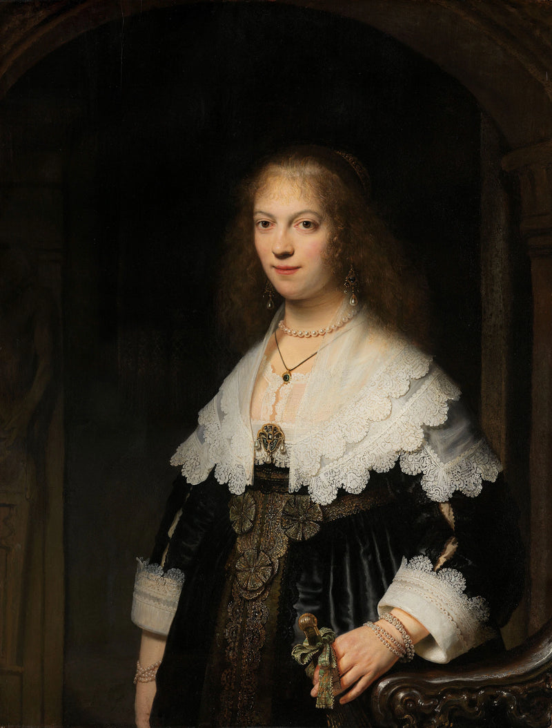 Portræt af Maria Trip - Rembrandt