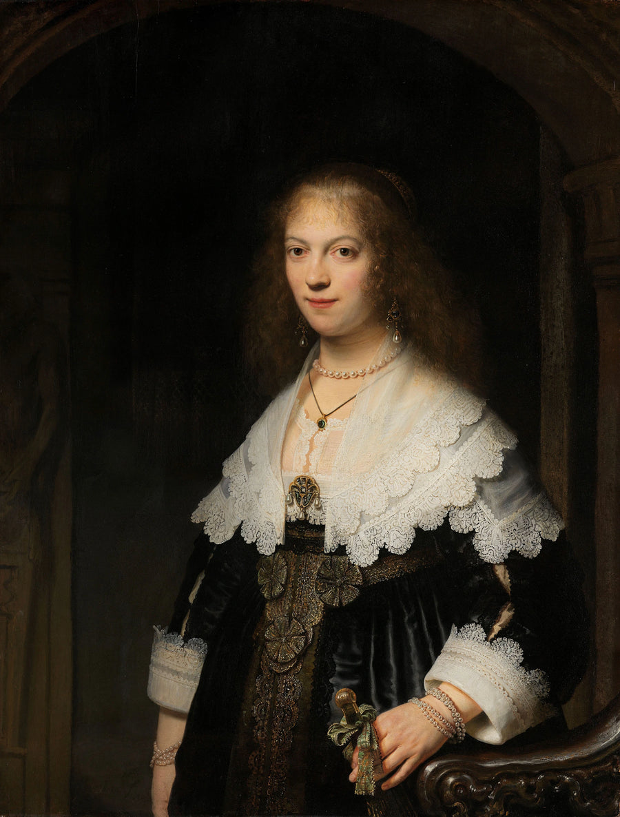 Portræt af Maria Trip - Rembrandt
