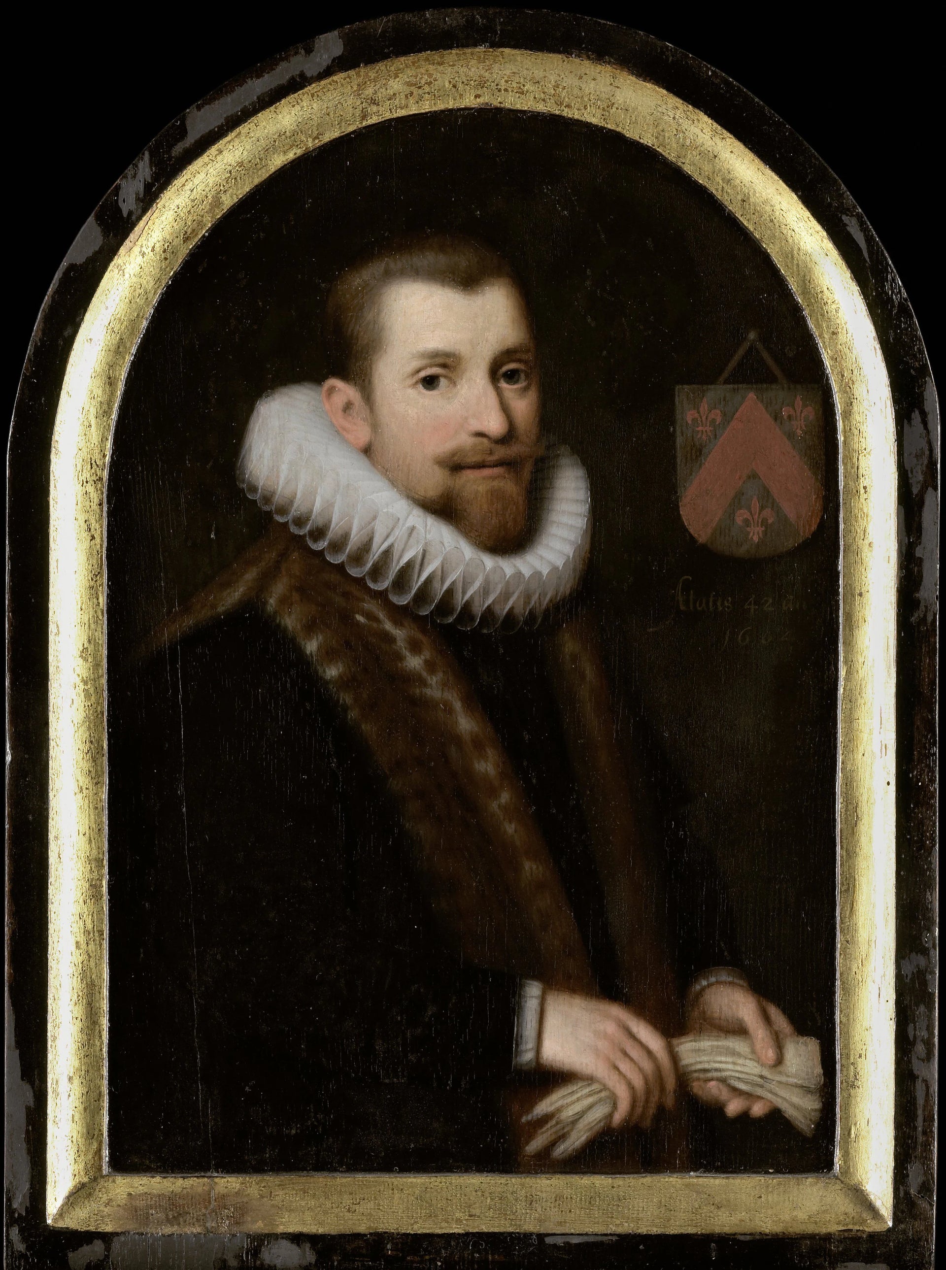 Portrait de Floris Gerritsz Overrijn van Schoterbosch (vers 1562-1618) - Cornelis Engelsz.