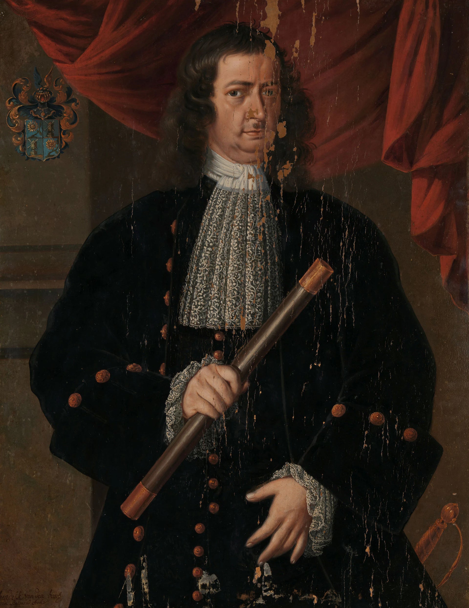 Portrait du gouverneur général Christoffel van Swoll - Hendrik van den Bosch