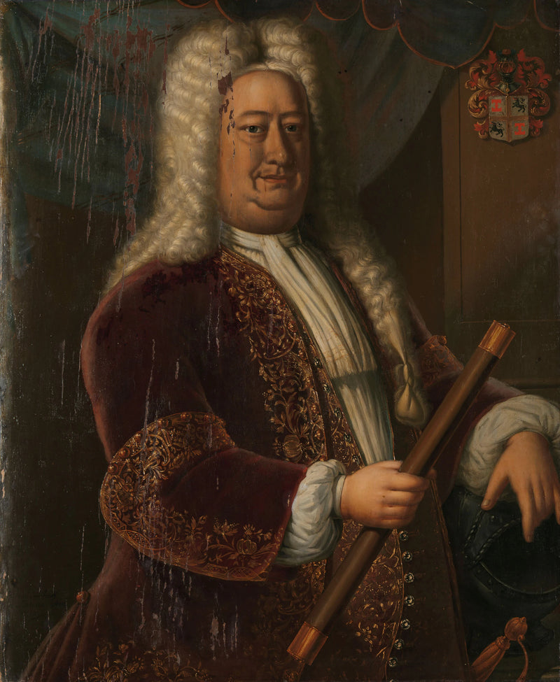 Portrait du gouverneur général Dirk van Cloon - Hendrik van den Bosch