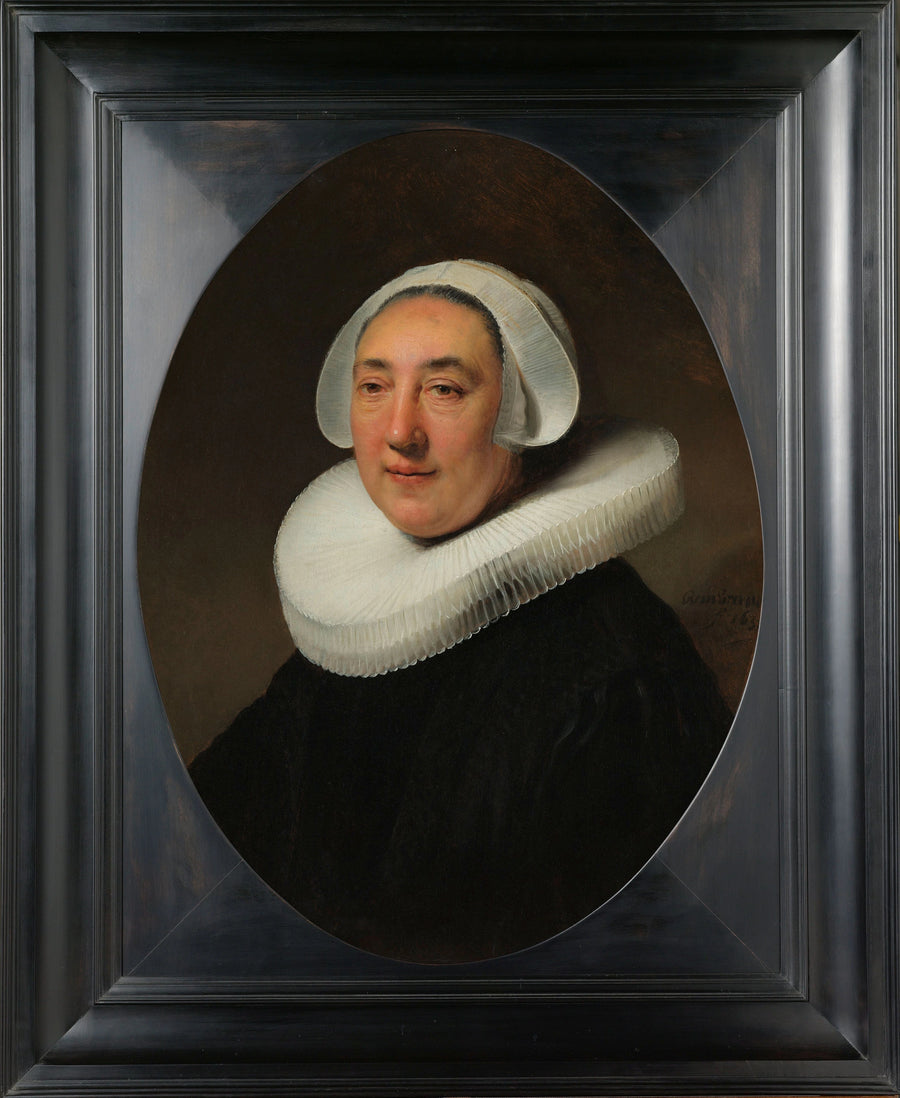 Portræt af Haesje Jacobsdr van Cleyburg - Rembrandt