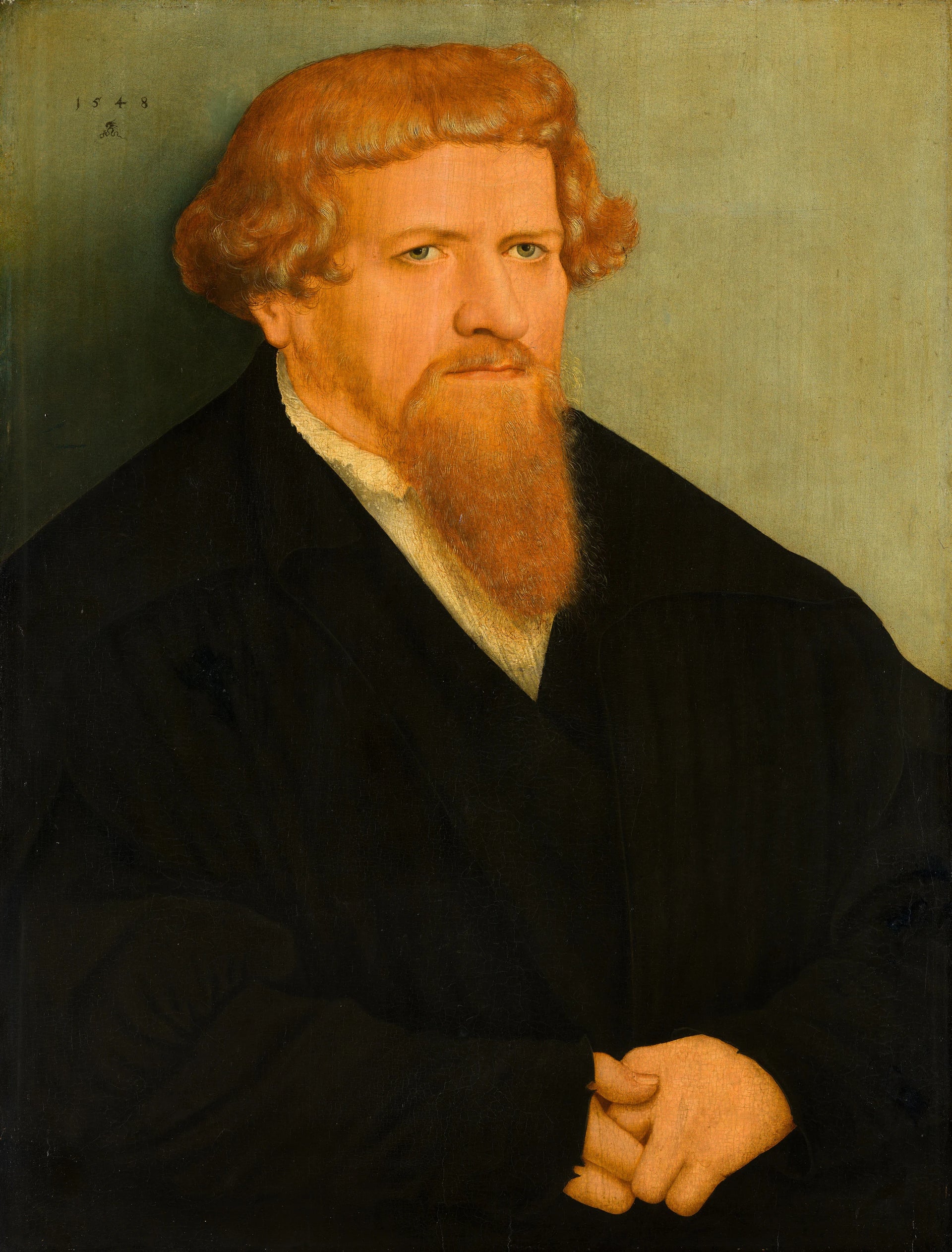 Portrait d'un homme à la barbe rouge - Lucas Cranach le Jeune
