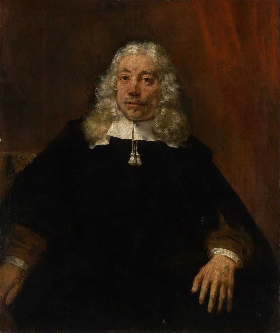 Portræt af mand med hvidt hår - Rembrandt