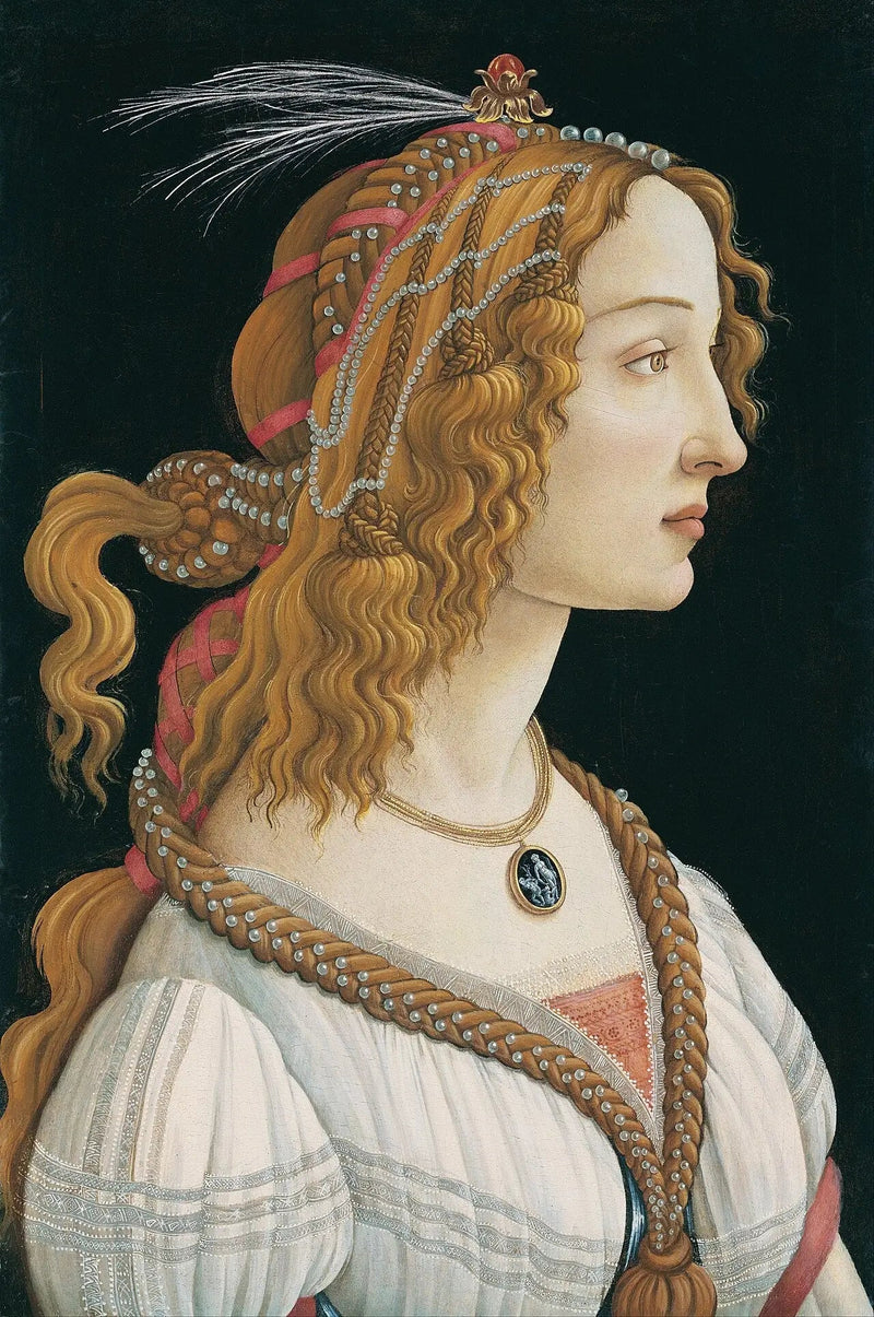Ideelt portræt af en ung kvinde (Simonetta Vespucci?) - Sandro Botticelli
