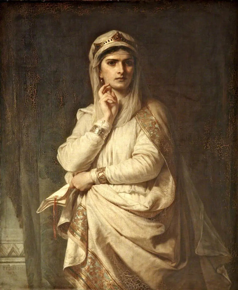 Ideelt portræt af Lady Macbeth - Thomas Francis Dicksee