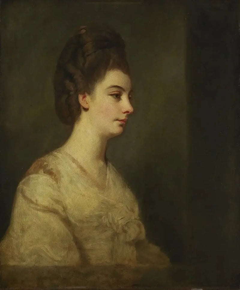 Ufuldendt portræt af en ukendt dame - Joshua Reynolds