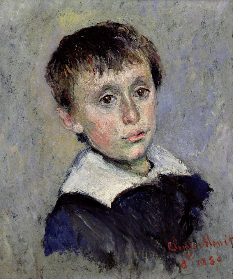 Portræt af Jean Monet W632 - Claude Monet
