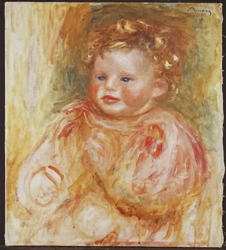Portrait de Jean Renoir enfant par Pierre-Auguste Renoir, vers 1897-1898 — MAH Genève 1990-0051