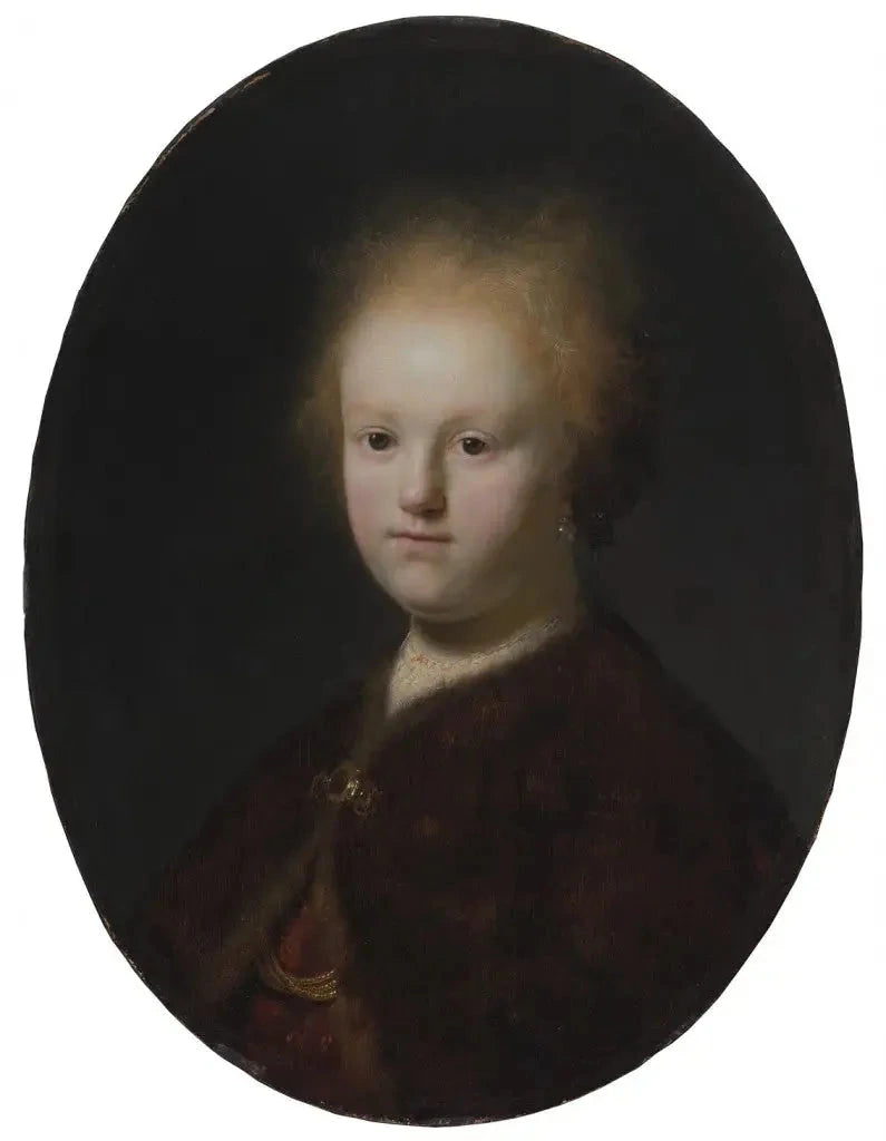 Rembrandts søster, eller Portræt af en ung pige - Rembrandt