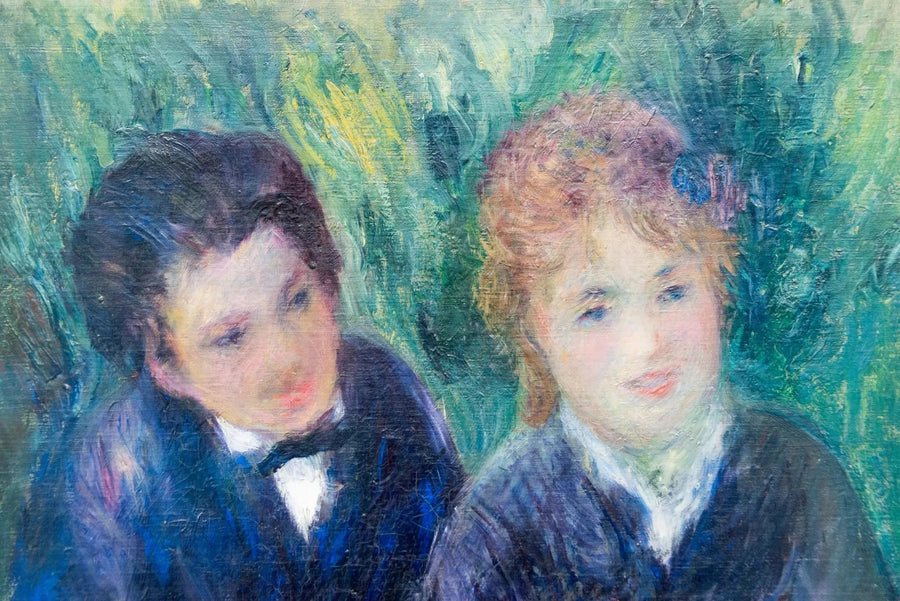Portræt af en ung mand og en ung kvinde - Pierre-Auguste Renoir