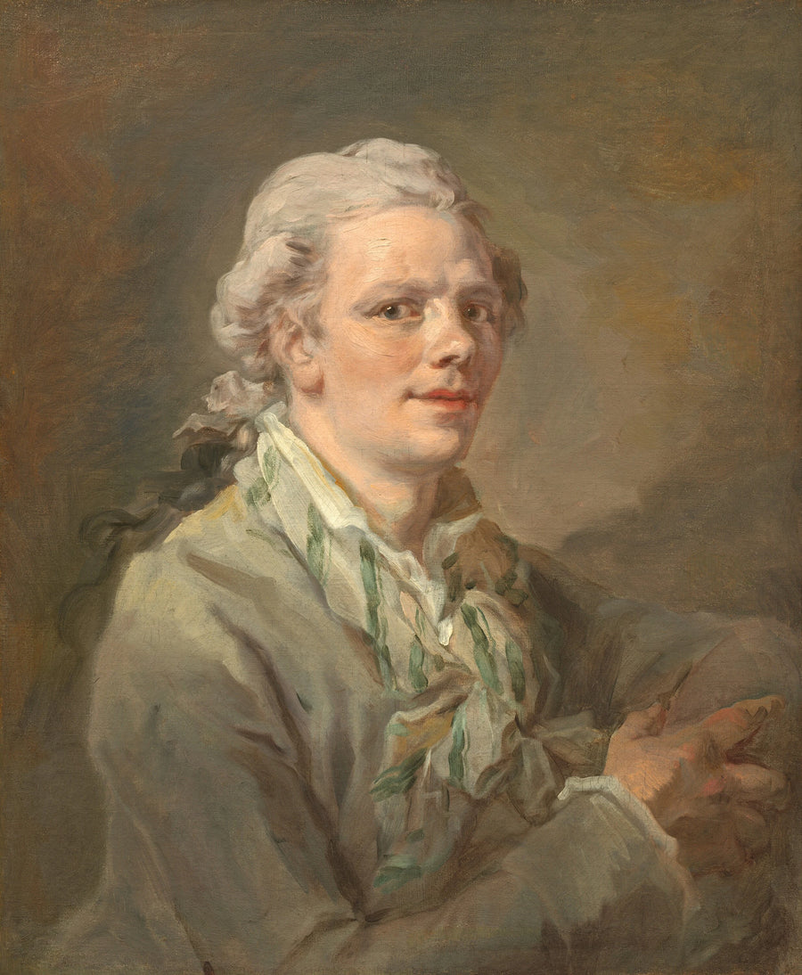 Portrait de Jeune Homme - French 18th Century