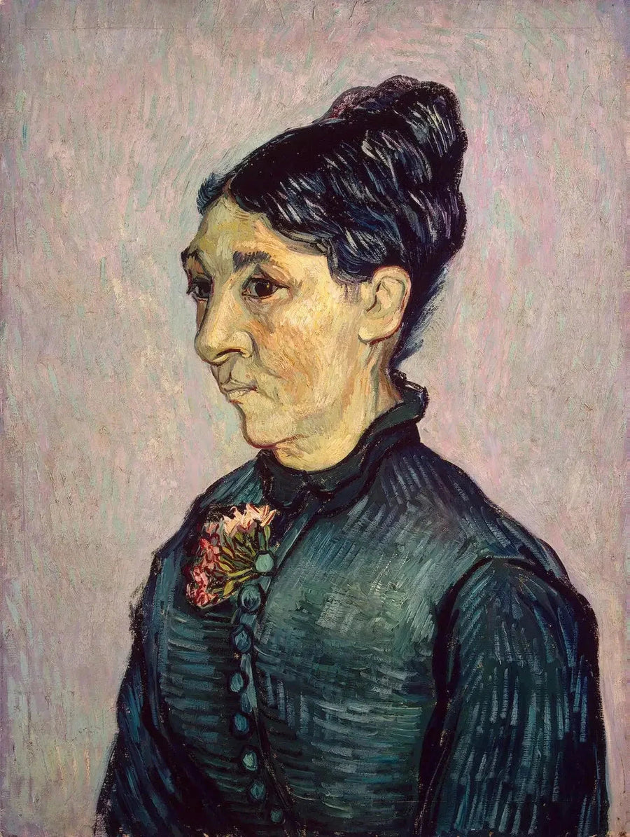 Portræt af Madame Trabuc - Vincent van Gogh