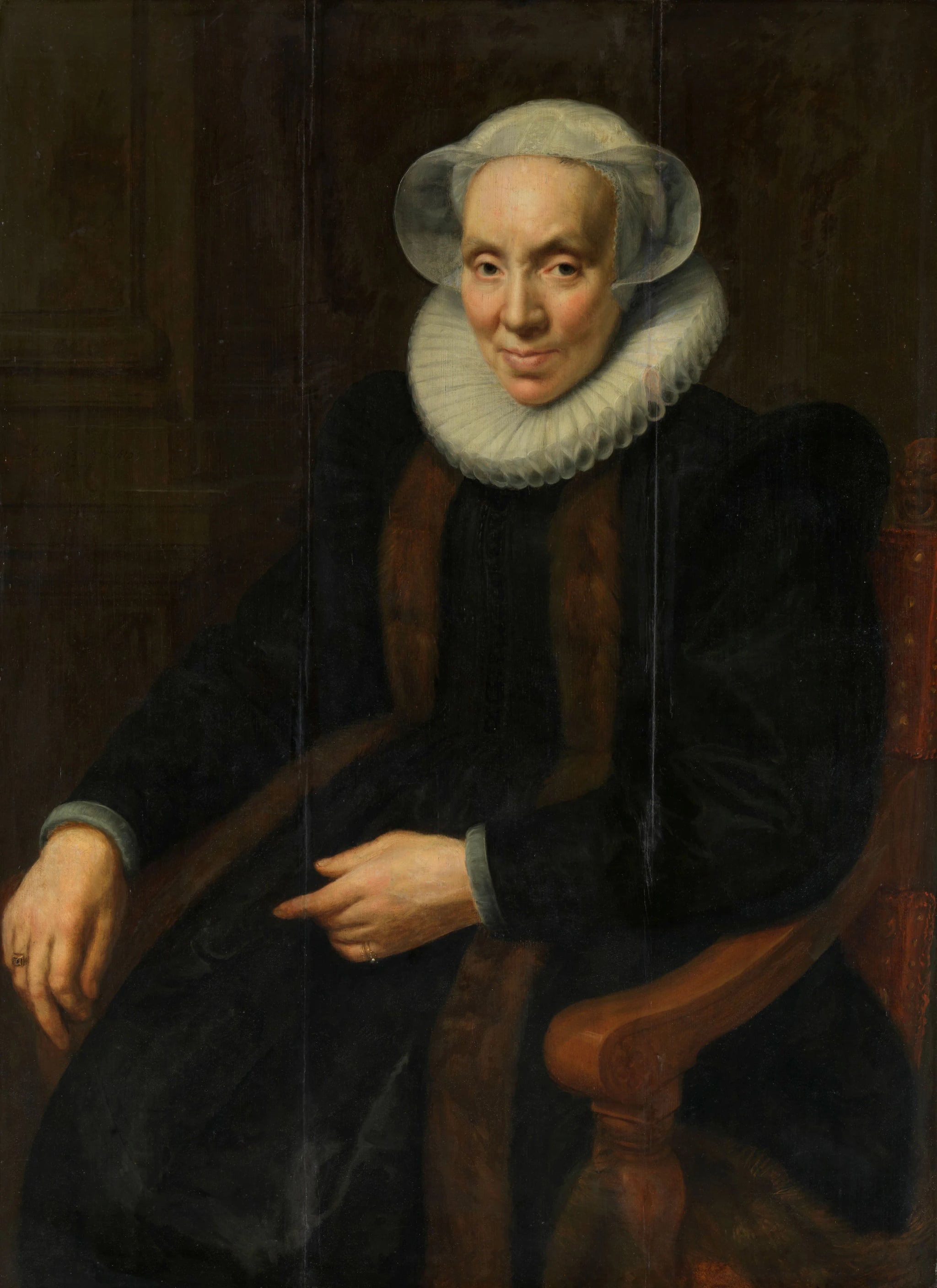 Portrait de Marie d'Utrecht (vers 1552/53-1629) - Paulus Moreelse
