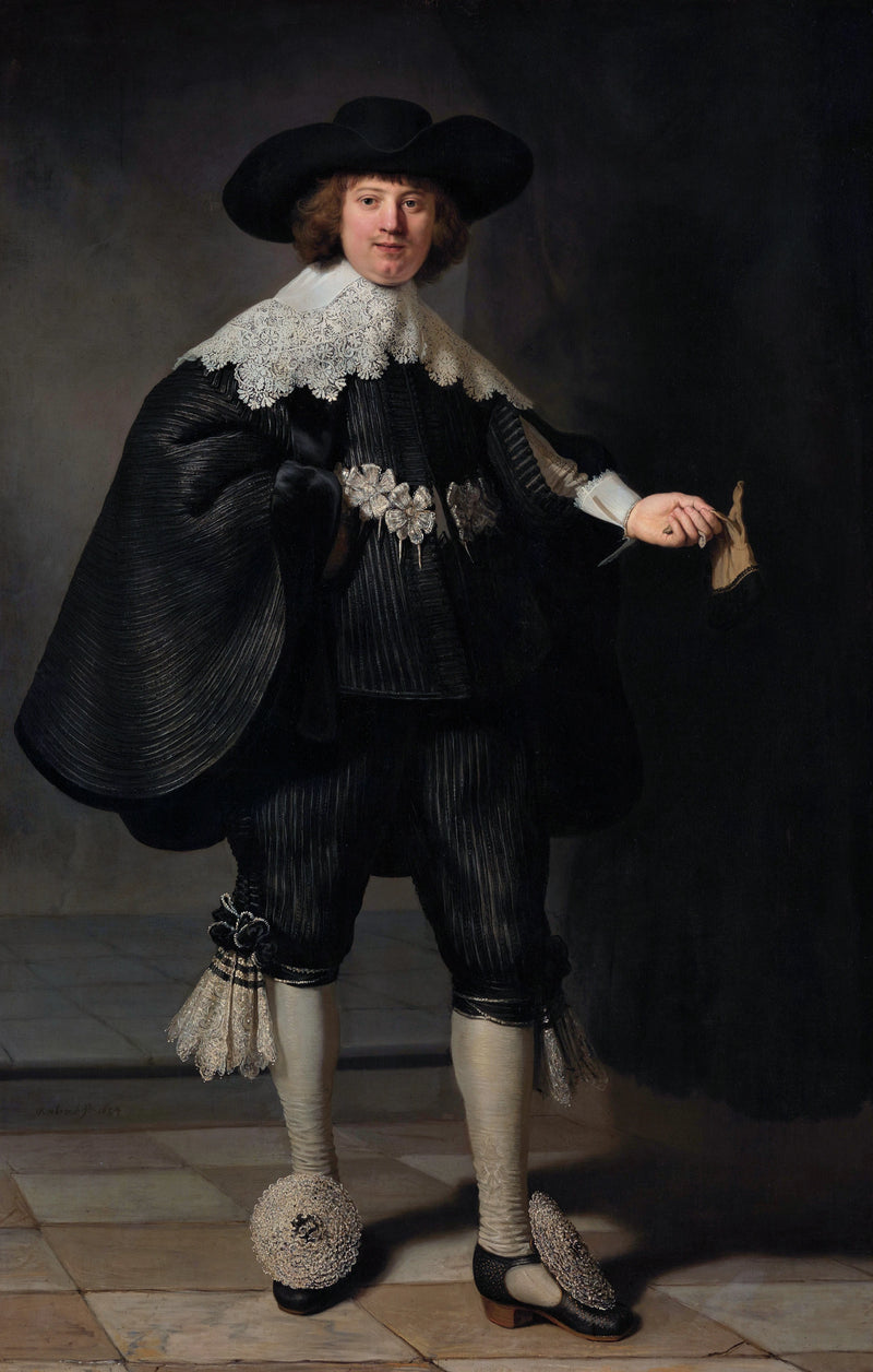 Portræt af Marten Soolmans - Rembrandt