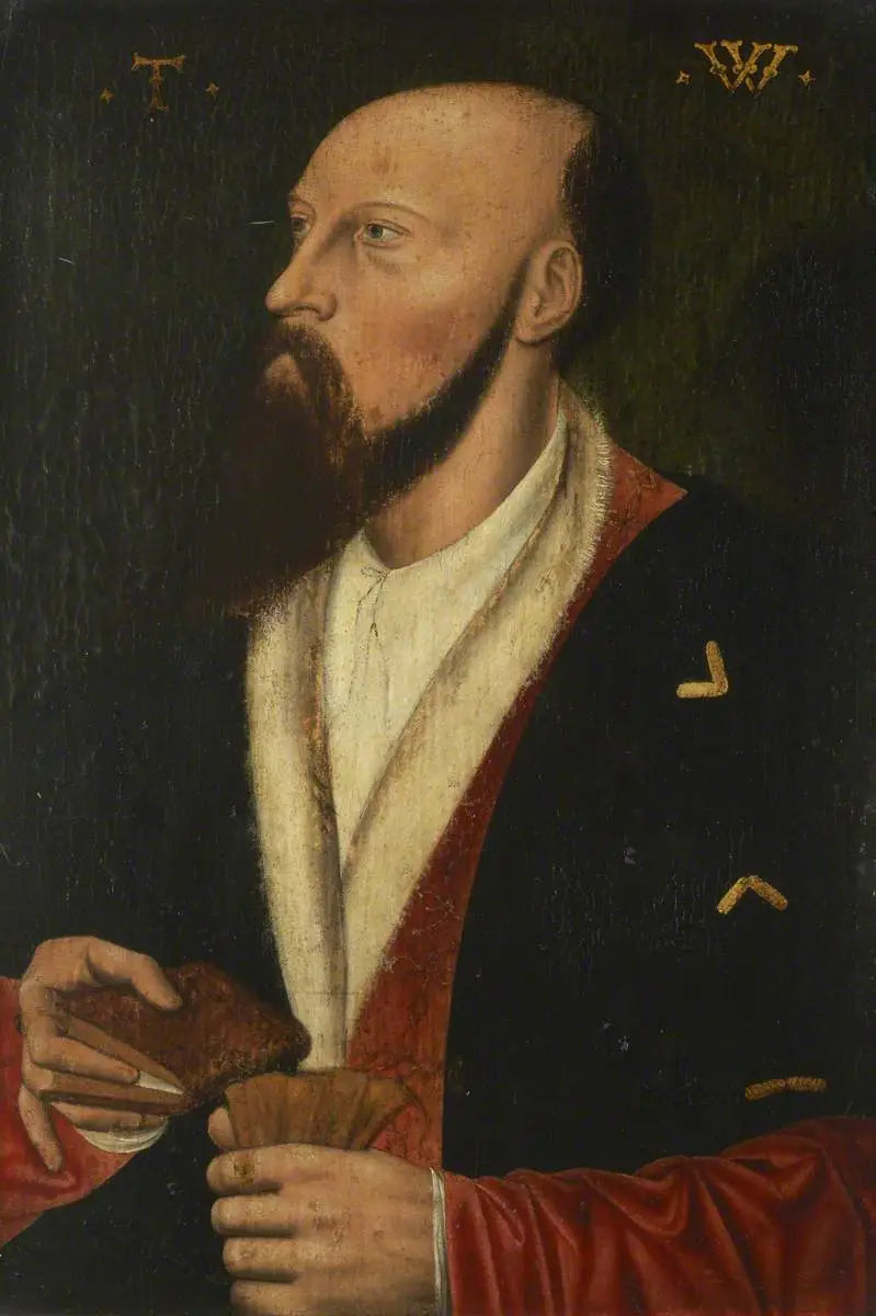 Portræt af en herre (sandsynligvis Sir Thomas Wyatt, 1503–1542) - Hans Holbein den Yngre