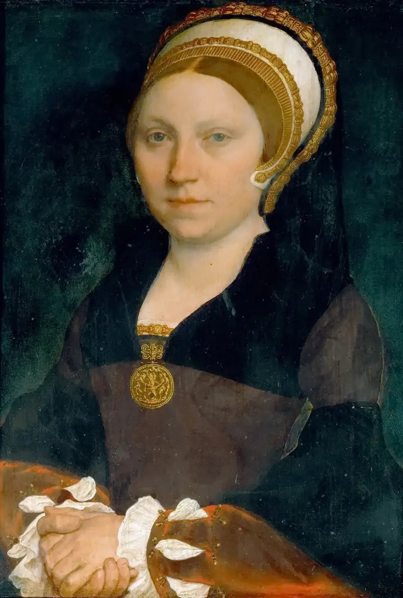 Portræt af en engelsk dame - Hans Holbein den Yngre