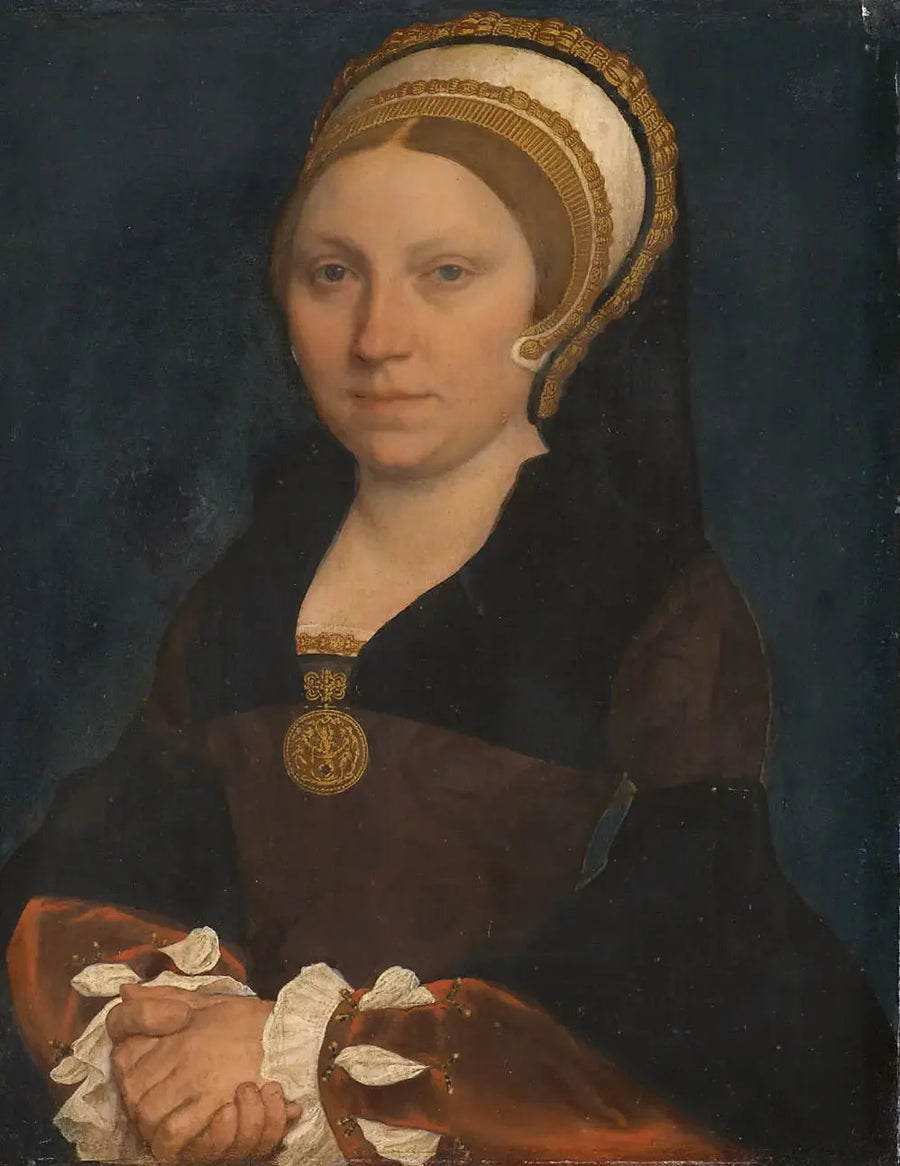 Portræt af en engelsk dame - Hans Holbein den Yngre