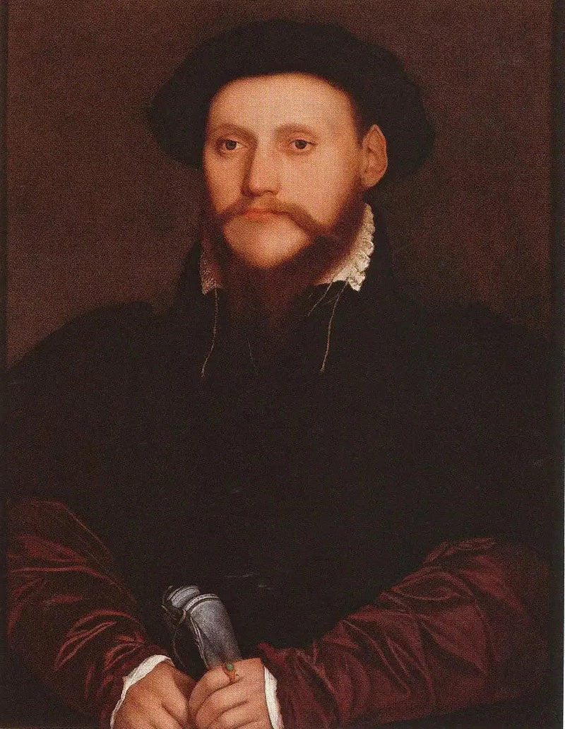 Portræt af en ukendt herre - Hans Holbein den Yngre
